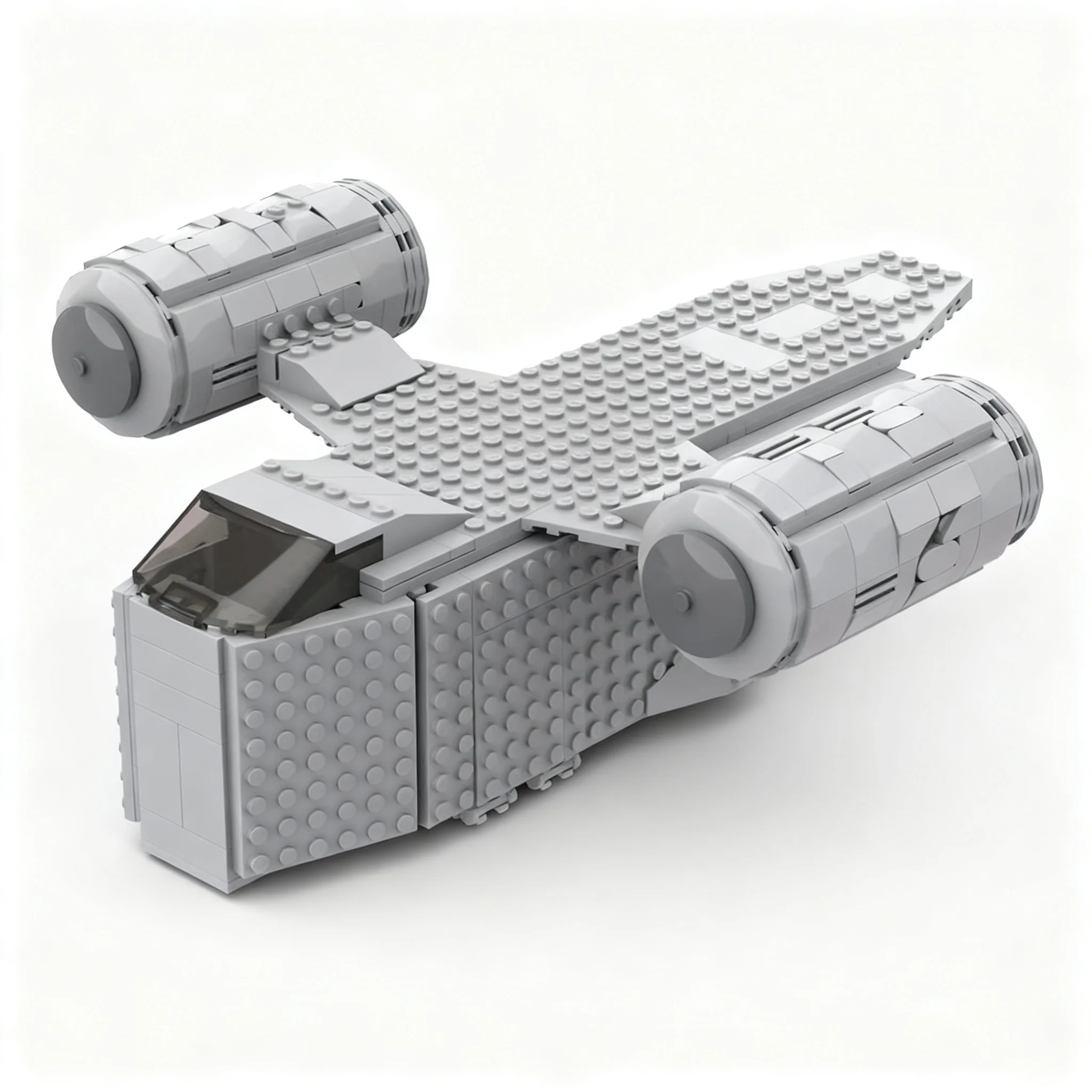 531pcs MOC Star Battle More Accessible Razor Crest Model Toy Building Blocks Architecture Christmas Gift Display Collection