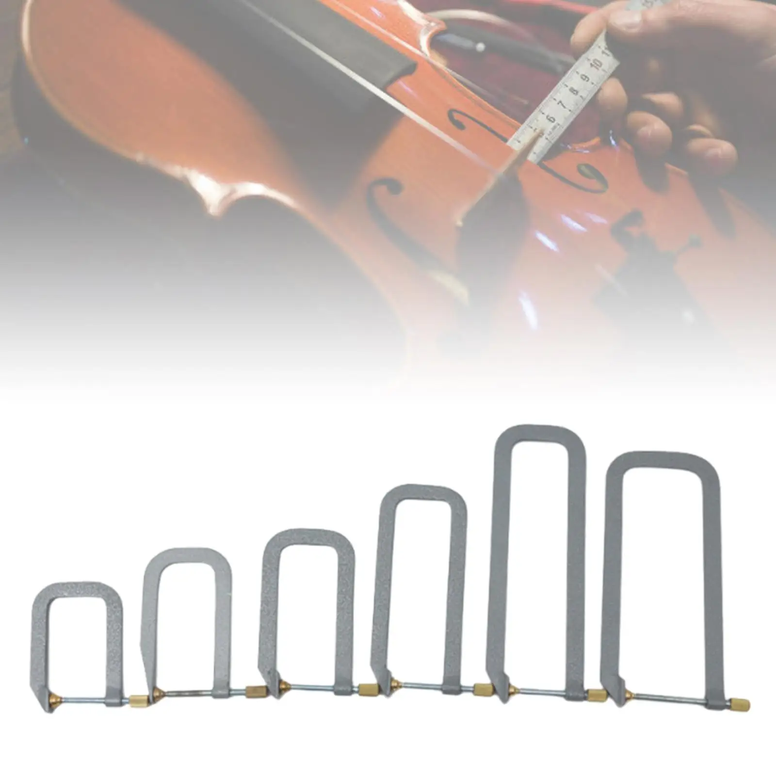 

6Pcs Instrument Beam Clamps Universal Easy to Use Iron Bracing Bonding Tools