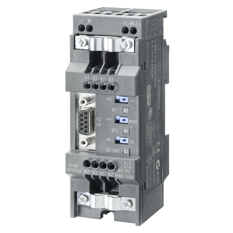 100% new and original PLC ET200  - DP RS485 repeater For connection 6ES7972-0AA02-0XA0