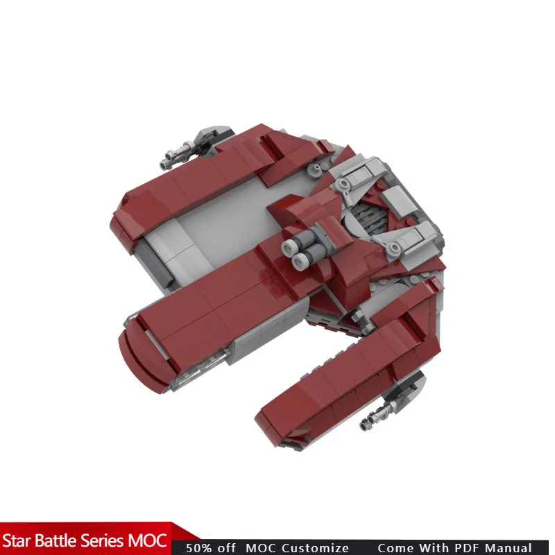 348 PCS Star Scuffle Ebon Hawk - 75362 alternativa MOC Personalizza il design modulare del blocco Semplice giocattolo fai da te Regalo di compleanno