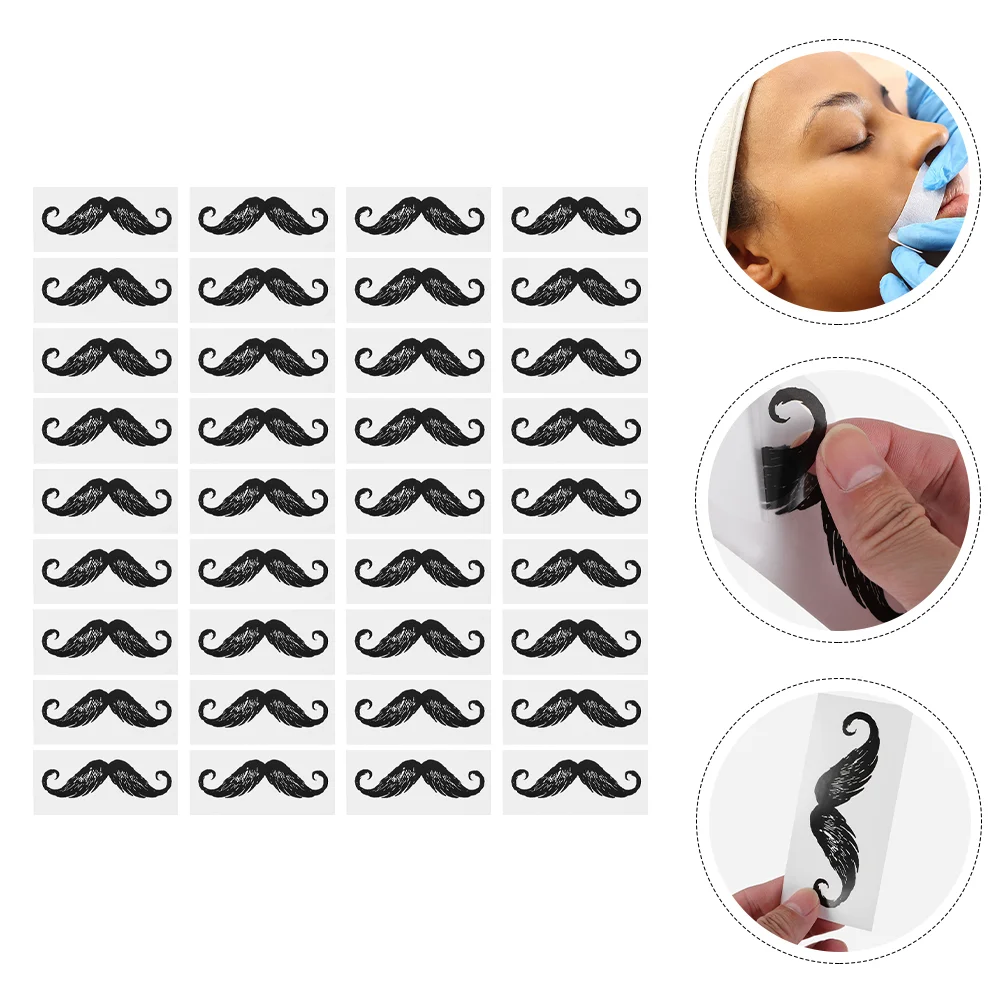 50 Pcs Ear Cleaning Tools Mustache Protector Sticker Hair Styling Waxing Accessories Removal Strips Nose Kit Men Stickers