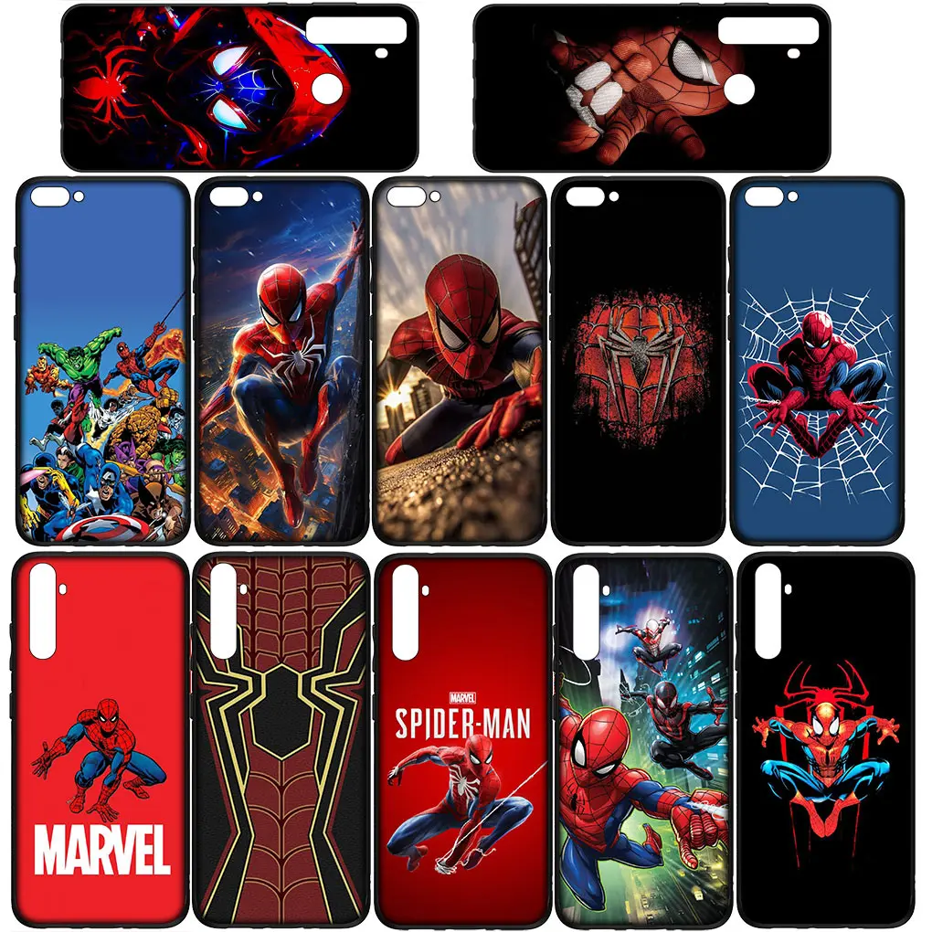 Spiderman Marvel Spider Man Cover Phone Case for Xiaomi Redmi Note 13 13C A3 A3X Mi POCO F6 F5 Pro C65 C55 C50 C51 Funda Casing