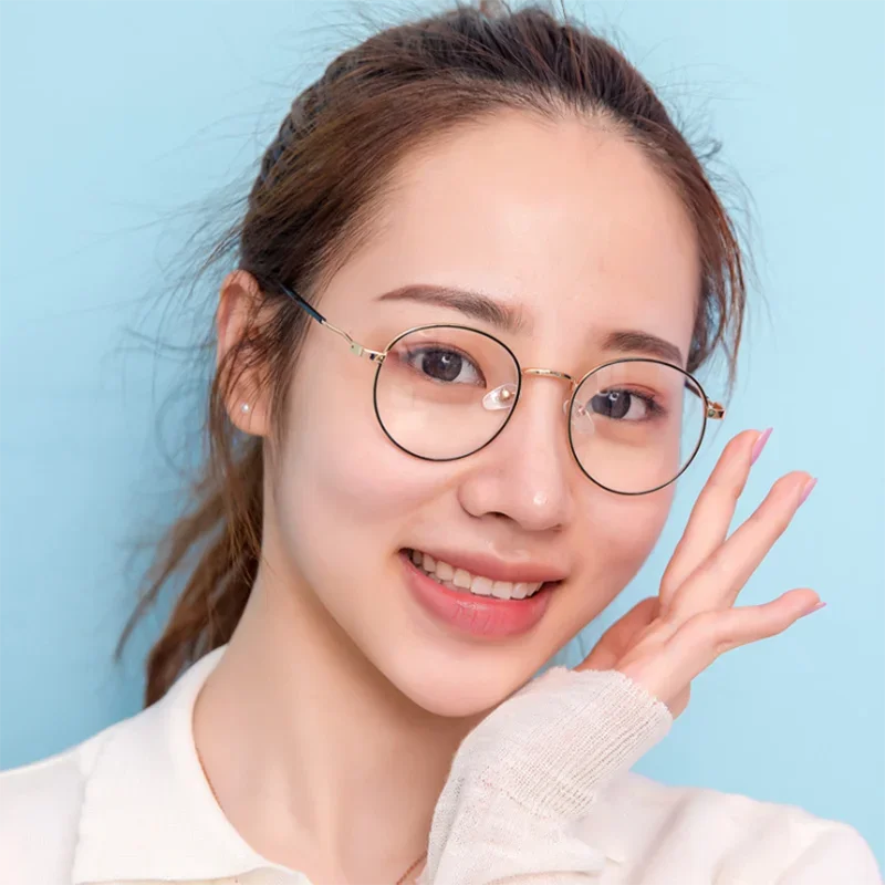 Prescription Eyeglasses Women Men Round Finished Myopia Glasses Unisex Short-sight Eyewear -1.0 -1.5 -2.0 -2.5 -3.0 -4.0 -5.0 -6