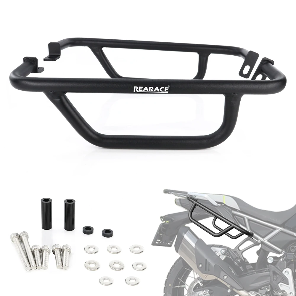 

For CFMOTO 450MT IBEX 450 2024-2025 Motorcycle Side Crash Bars Panel Guard Saddle Bag Support Frame Protector Side Cover Guard