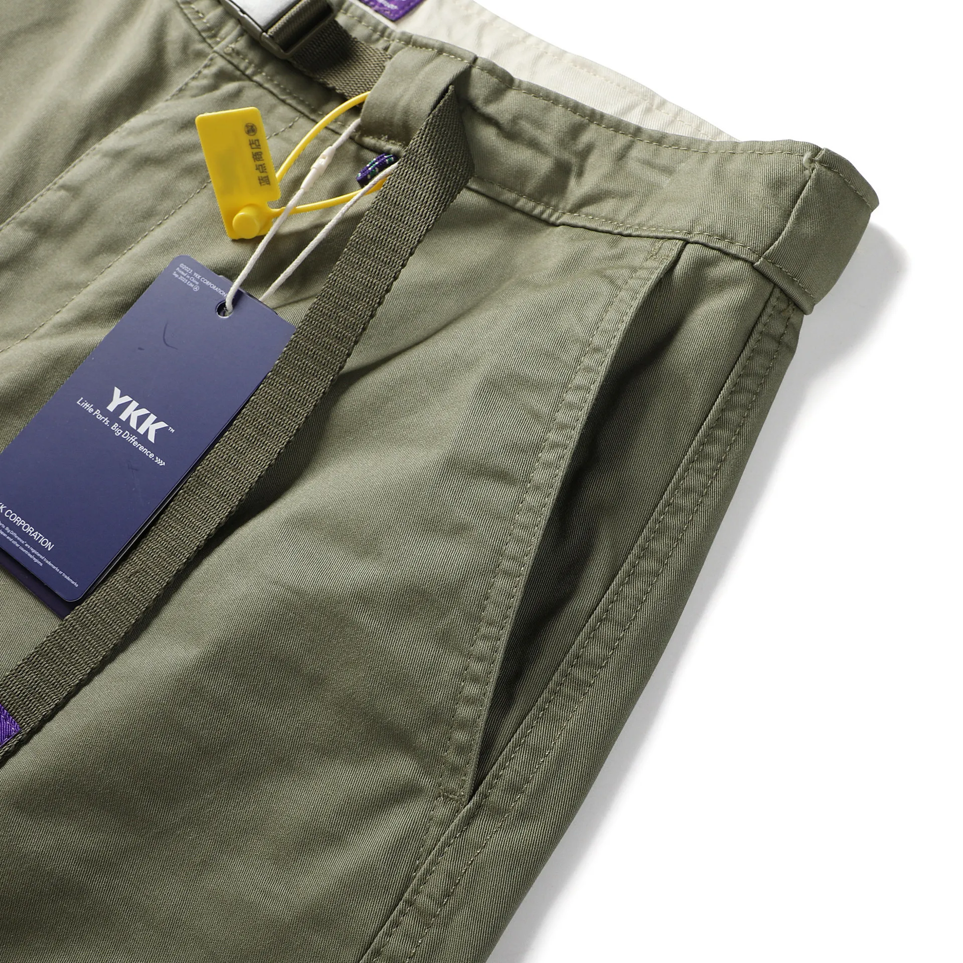 26SS Summer Japanese Purple Label 100% Cotton Loose Fit Cargo Shorts for Men Classic Casual Mid-Length Workwear Shorts