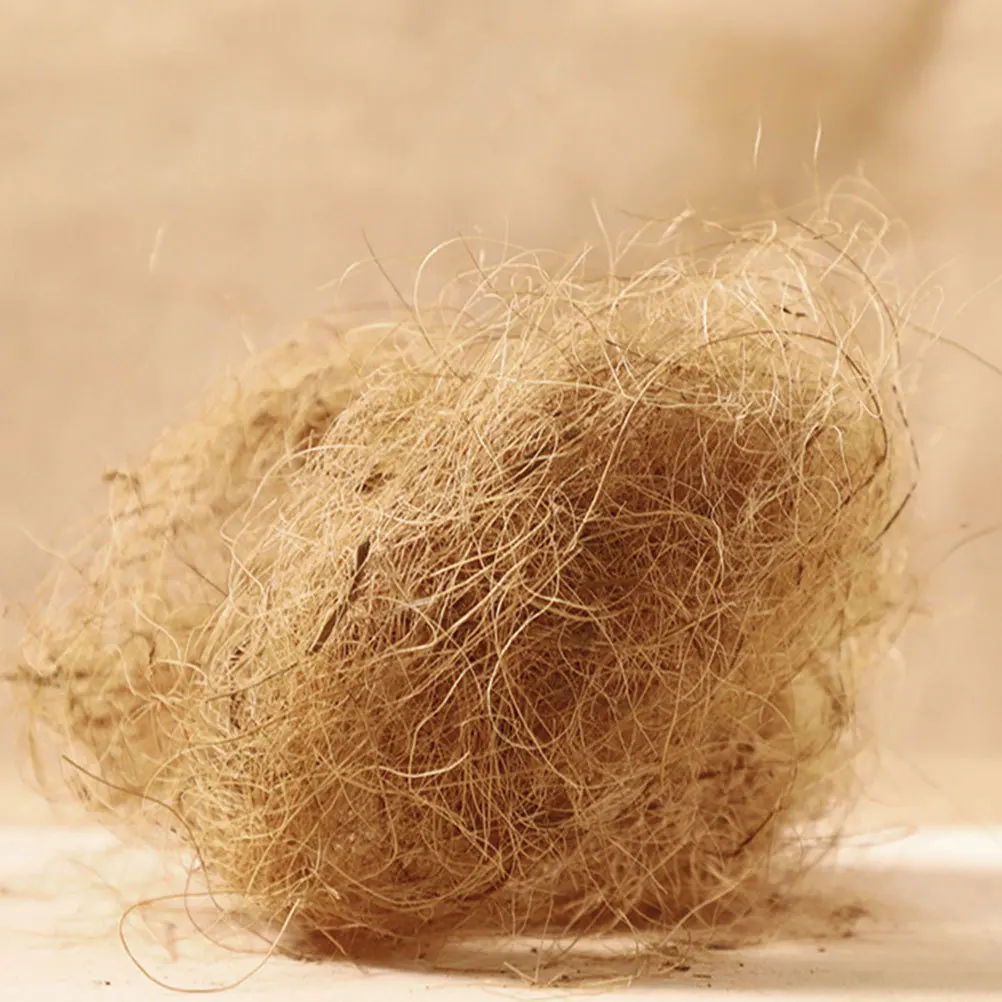 

1 Bag Premium Bird Nesting Fiber Coconut Palm Material Reusable Washable Nest Pad for Pigeon Chicken Coop Nesting Supplies