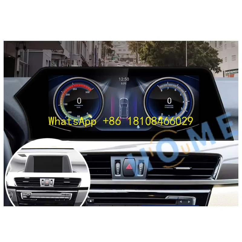 

12.5 Inch Car Stereo Touch Screen Central Control Multimedia Player Radio GPS Navigation for X3 F25 X4 F26 CIC NBT EVO