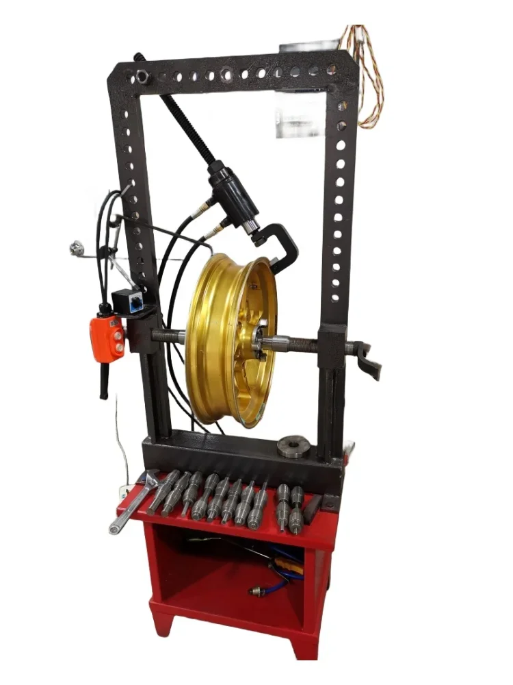 Motorcycle Wheel Hub Shaping Machine Locomotive Steel Ring Repair Machine Fetal Bell Deformation Correction Machine