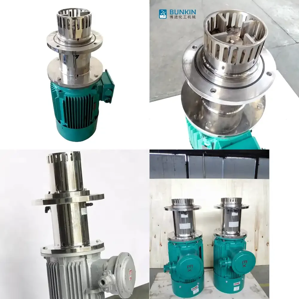 Bottom Homogenizer Bottom Emulsifying Mixer Food Cream Use