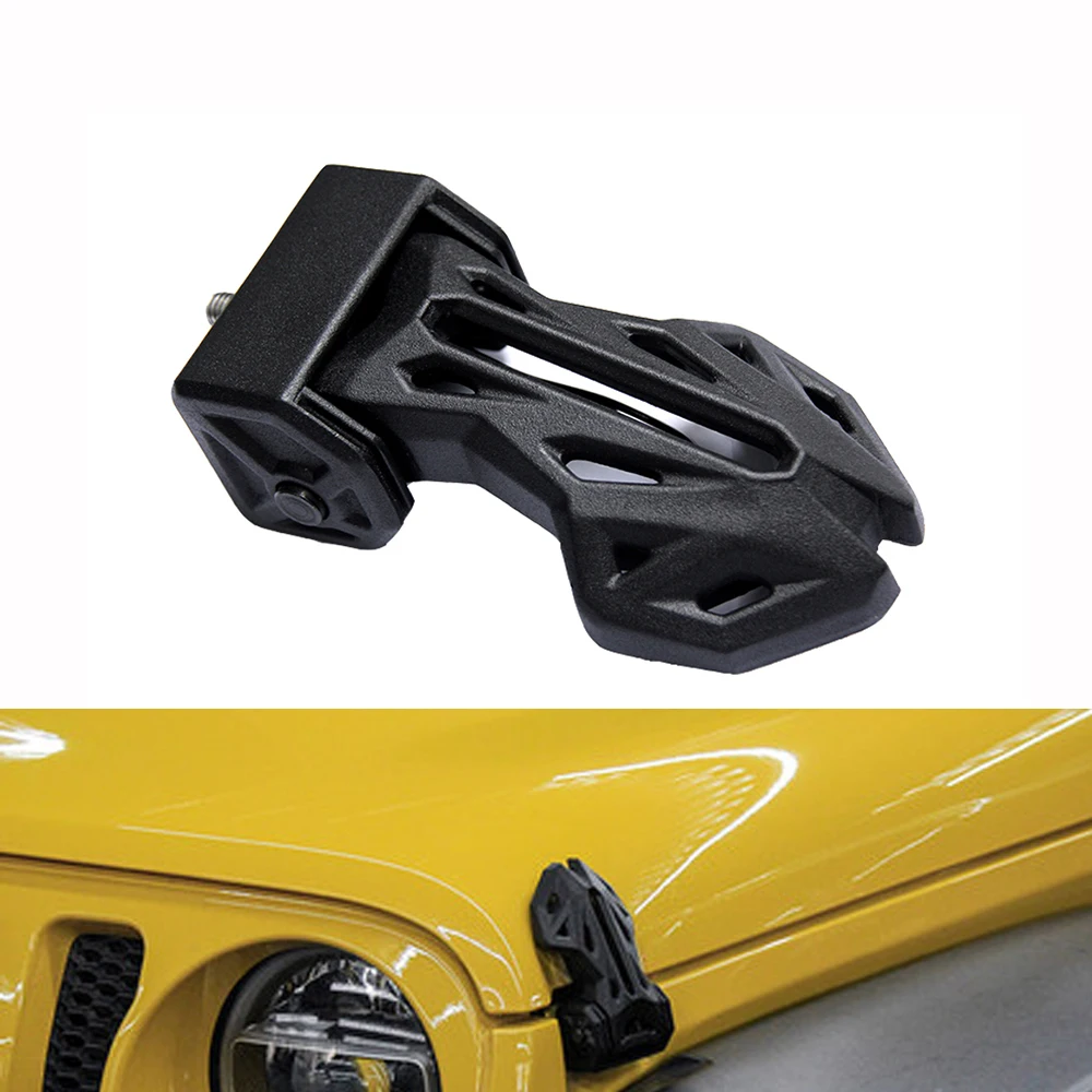 

Engine Bonnet Hood Latches Hood Catch Set Aluminum Alloy for Jeep Wrangler JL LANTSUN JL1242