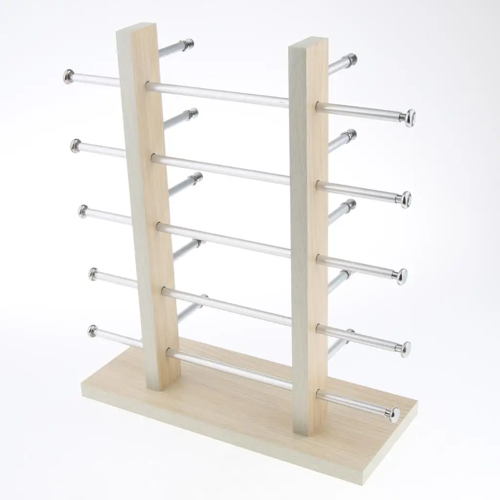 Wooden Eyewear Display Stand Organizer Sunglasses Holder Rack Eyeglasses Storage Box for Glasses Shop Decor