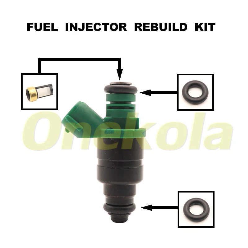 Fuel Injector Service Repair Kit Filters Orings Seals Grommets for VW Beetle Golf MK4 BORA Jetta Audi A3 1.6 037906031AL