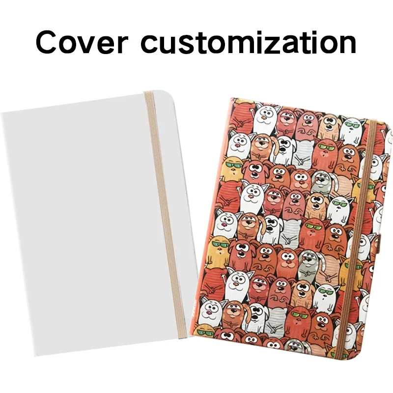 Custom PU Notebook – Personalized Color Printed Cover with Logo, Photo, Picture, Diary, Ideal for Gifts & Journaling