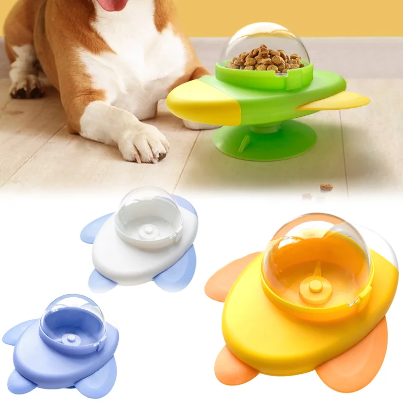 

Interactive Dog/Cat Toy Pet Automatic Food Treat Dispenser Cartoon Duck Design Slow Food Pet Snack Feeder for Dog Training