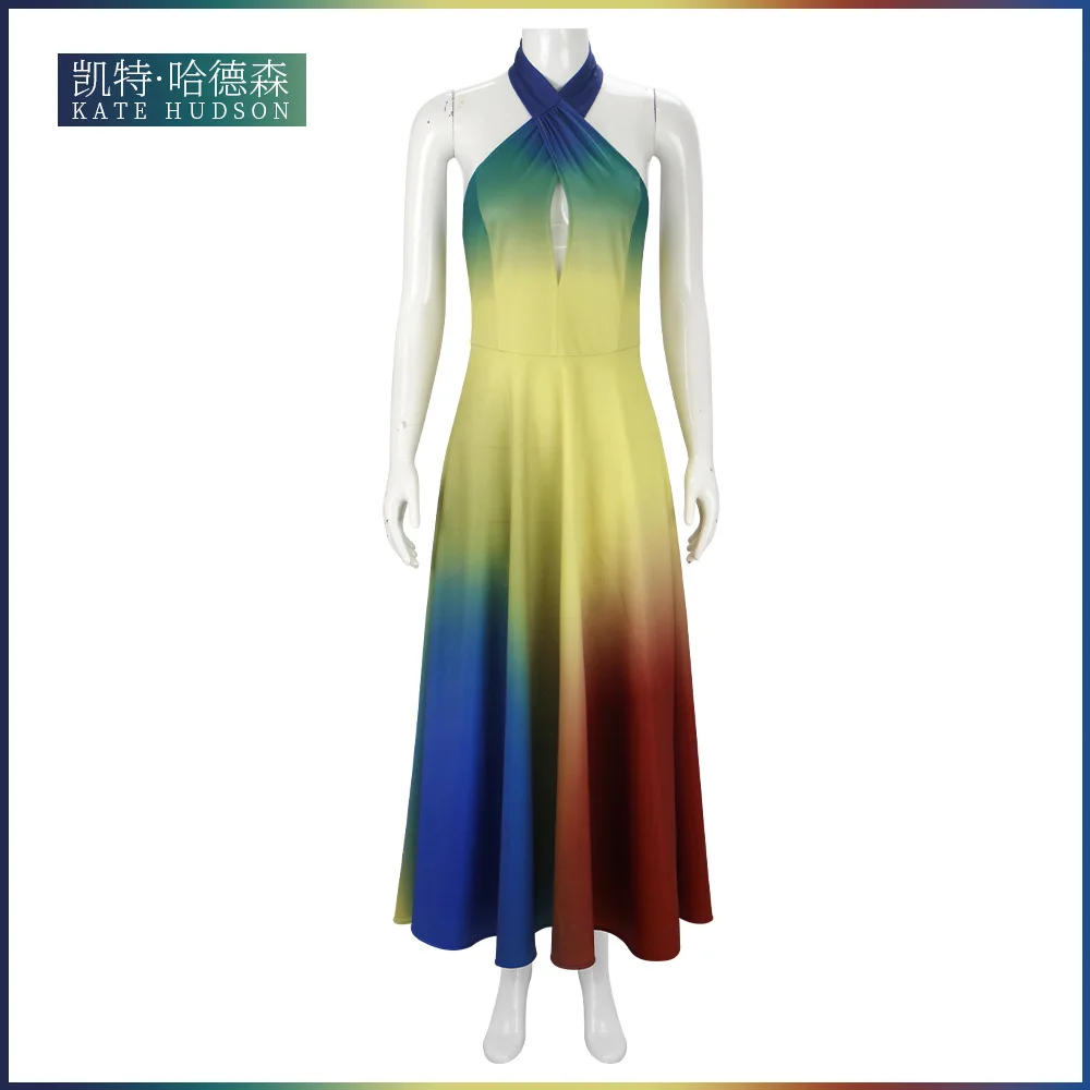 

Glass Onion Knives Out Cosplay Kate Hudson Dress Halloween Costumes for Women Role Play Party Performance Clothing