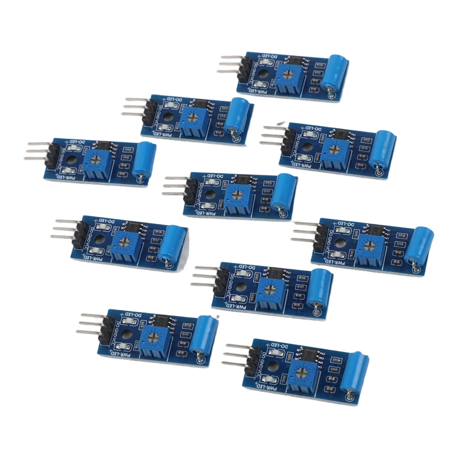 

10pcs SW420 Vibration Sensor Modules For Reliable Vibration Detection In Alarm Applications Smart Car And Motorcycle Security