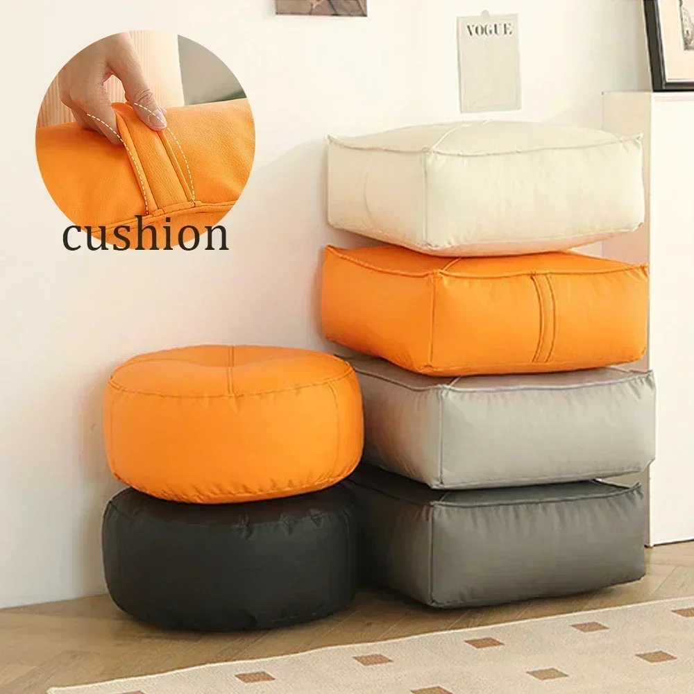 1PC Floor Cushions Thick Small Sitting Pier Square/Round Pouf  Lazy Cushion Home Sofa Bay Window Decor Lattiatyynyt 바닥 쿠션