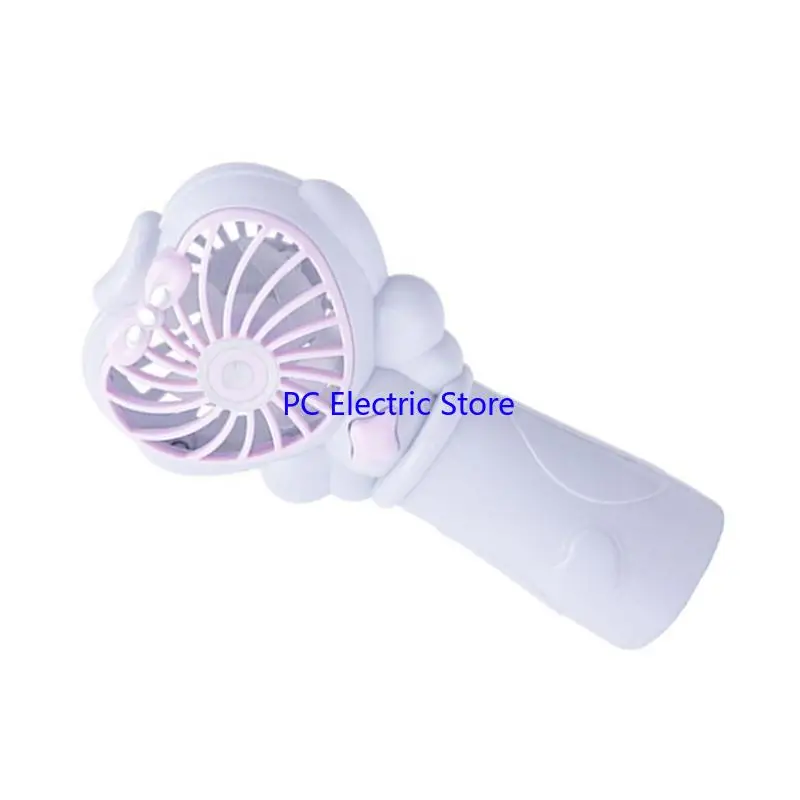 

F19C Легкий портативный вентилятор, Mini Fan 2xaa Battery Power Fan Fean для активного занятия на открытом воздухе, летний для