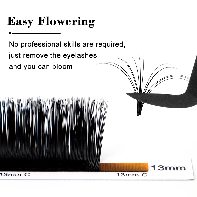 winky beauty Gemakkelijke ventilatoren Volume Wimpers Extensions Auto Fans Wimpers Valse bloei Auto Fan Wimpers Bloeivolume Cilios