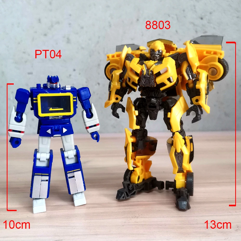 IN STOCK Mini PT04 Soundwave Transformation Toys 3 Tape DX9 8803 Bumblebe SS87 Car Action Figure Deformation Robot Anime Model