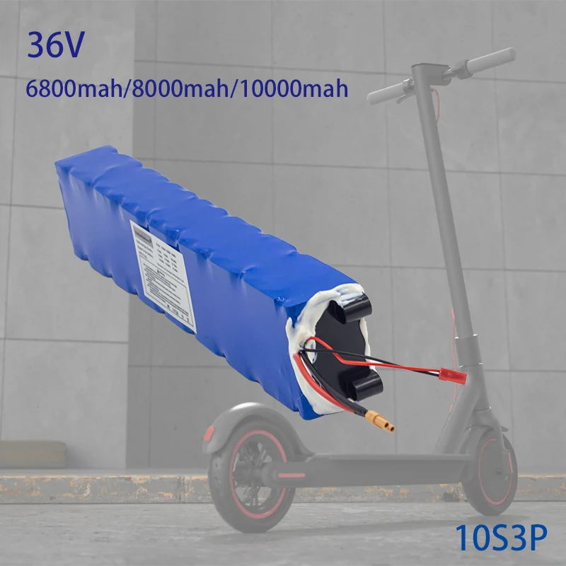 10S3P 18650 36V 60ah 500W Rechargeable Lithium Battery for Xiaomi Bicycle Scooter Electric Vehicle with XT30 BMS Plug