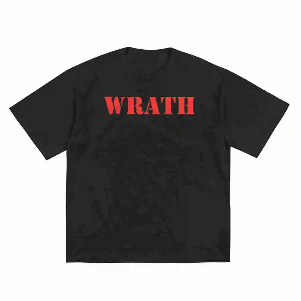 Wrath Natural Selection Short Sleeve Tee 100% Cotton T-Shirt