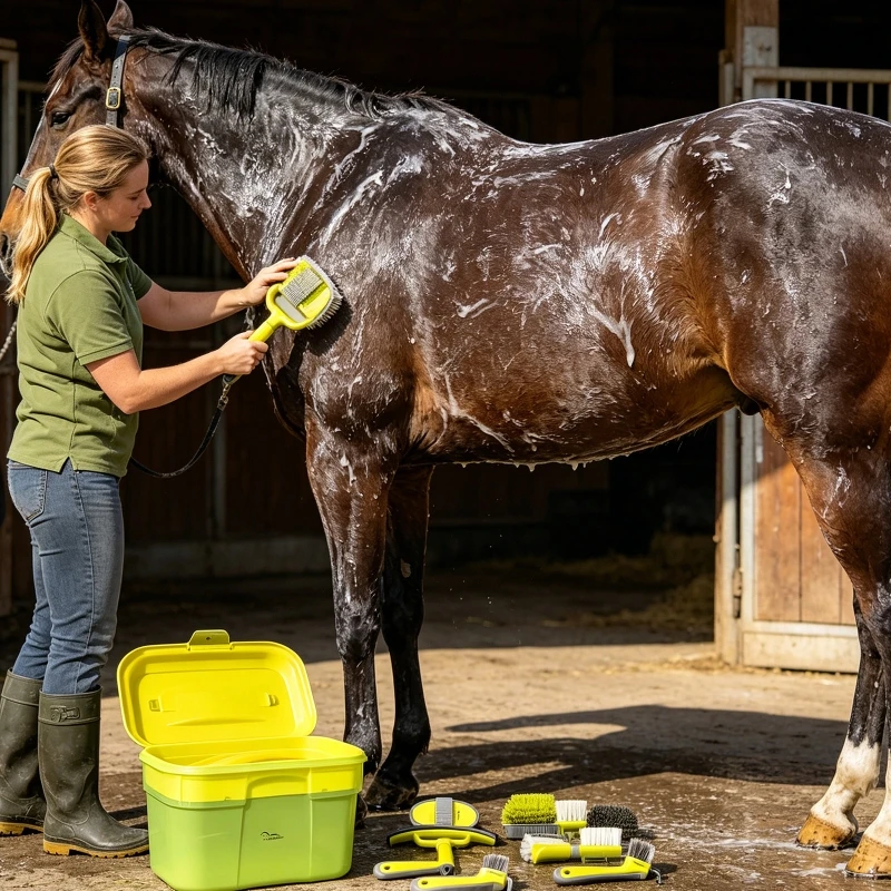 barn-routine-horse-grooming-set-with-portable-storage-box-use