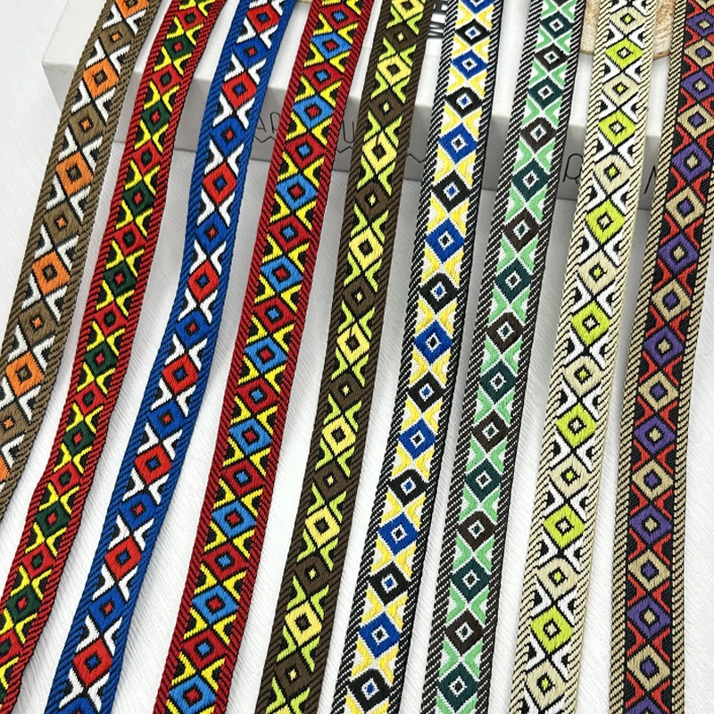 50 jardów wstążki żakardowej w – Vintage Sewing Textile recenzja i cena