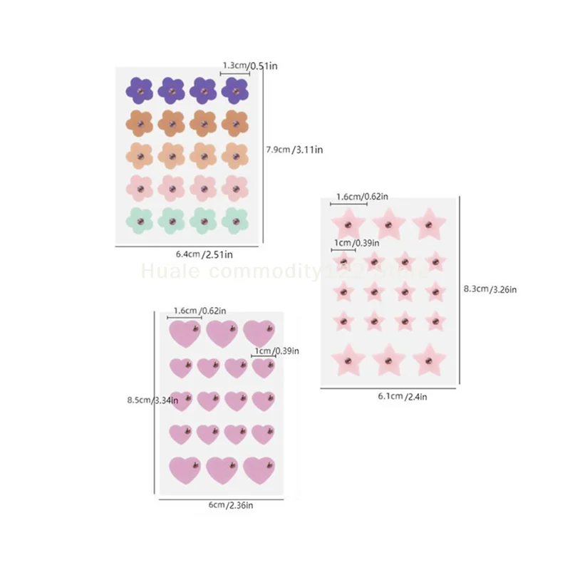 الملونة حب الشباب التصحيح العناية بالبشرة ملصق المخفي الوجه بقعة الجمال ماكياج أداة #6