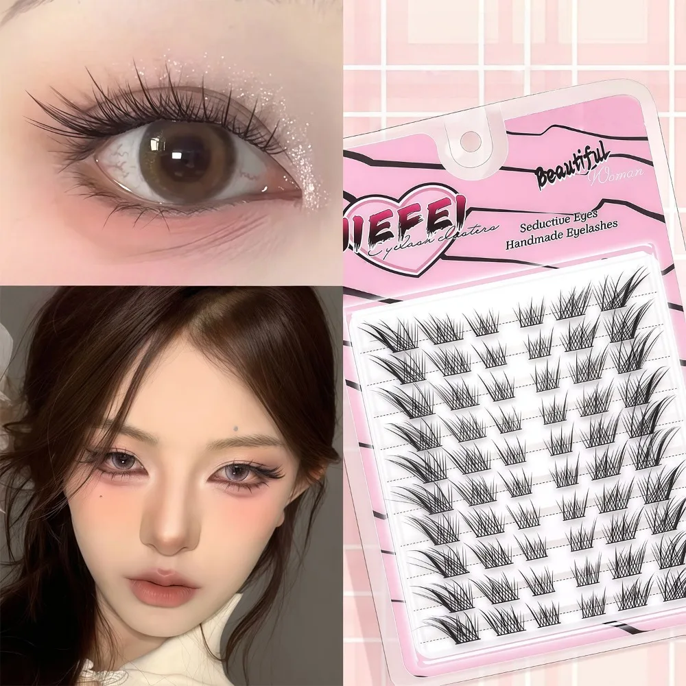 Fox series 60 eyelashes, Sudaji fake eyelashes, dog series super soft eyelashes, lazy manga, natural beginner's guide