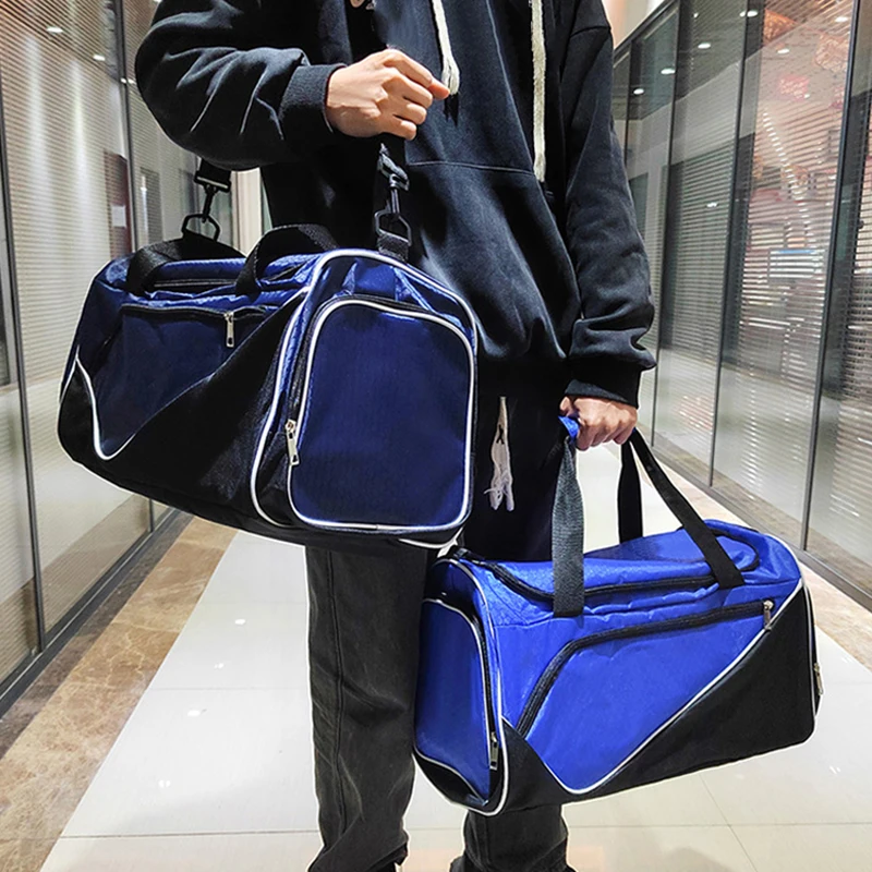 

Gym Bag Fitness Training Pack Large Capacity Handbag with Shoes Compartment Sports Shoulder Packs Travel Package Football Bags