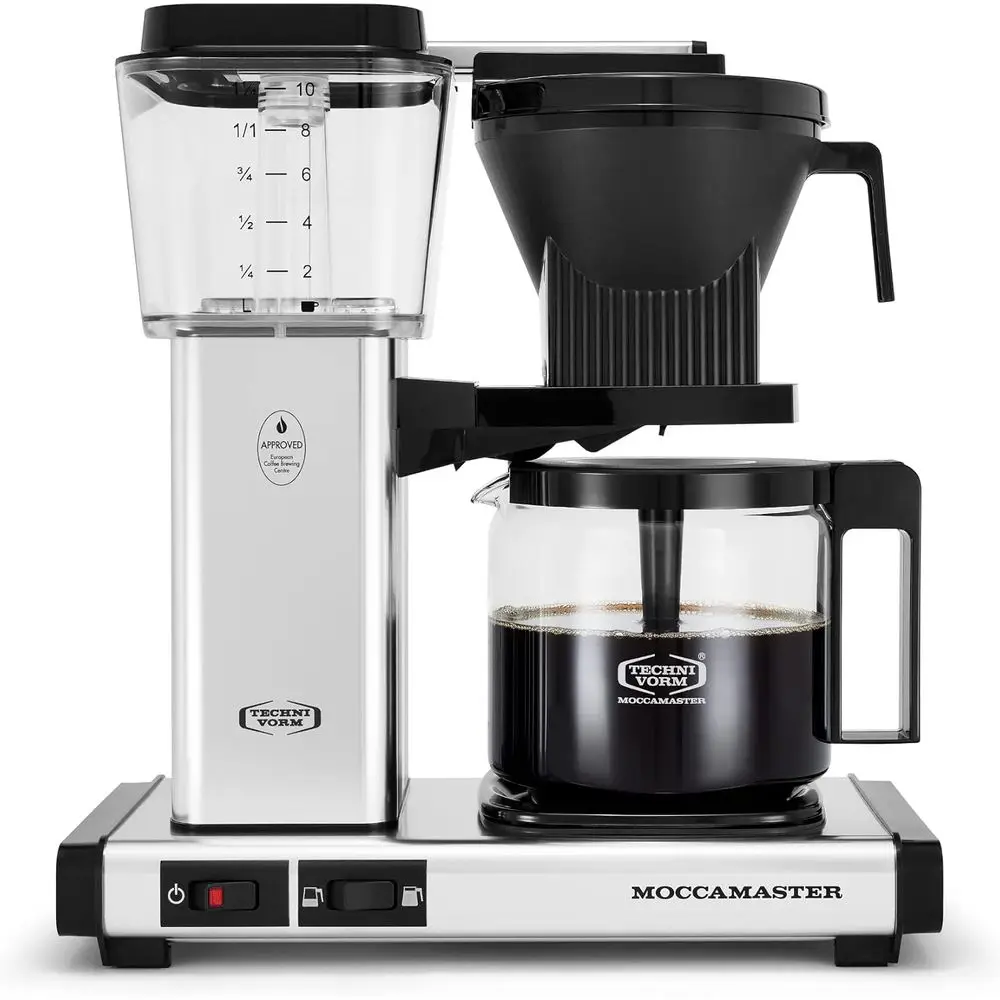 Select 10-Cup Coffee Maker, Polished Silver, 40 ounce, 1.25l