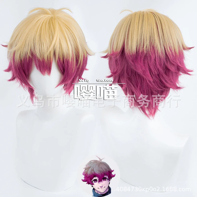 أنيمي الأزرق قفل شعر مستعار مايكل كايزر بيروكات صناعية تأثيري ازياء Chigiri Hyouma ltoshi Sae Mikage Reo Alexis Ness تأثيري الباروكات