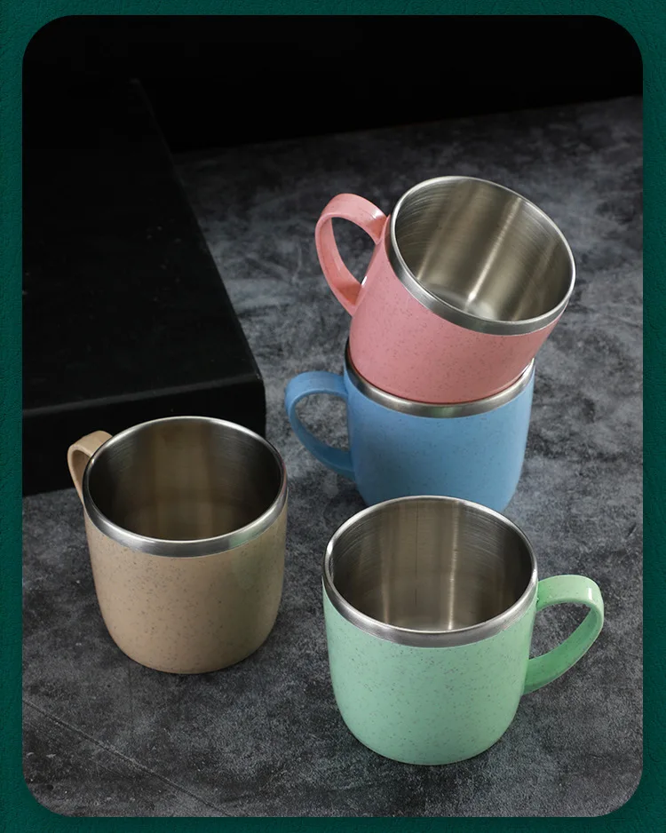 سنوبيس رسالة A-Z أكواب مياه الفولاذ المقاوم للصدأ الأطفال المشروبات كوب أنيمي الكرتون المنزل الاطفال الحليب الشاي القدح للمدرسة مكتب هدية