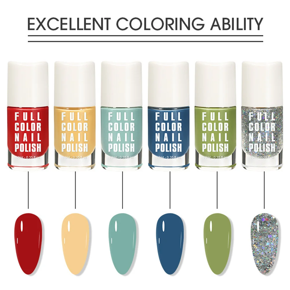 Quick Drying Bake-free Nail Polish Non Toxic Do Not Peel Off Nail Polish Easy To Carry Environmentally Friendly Nail Polish