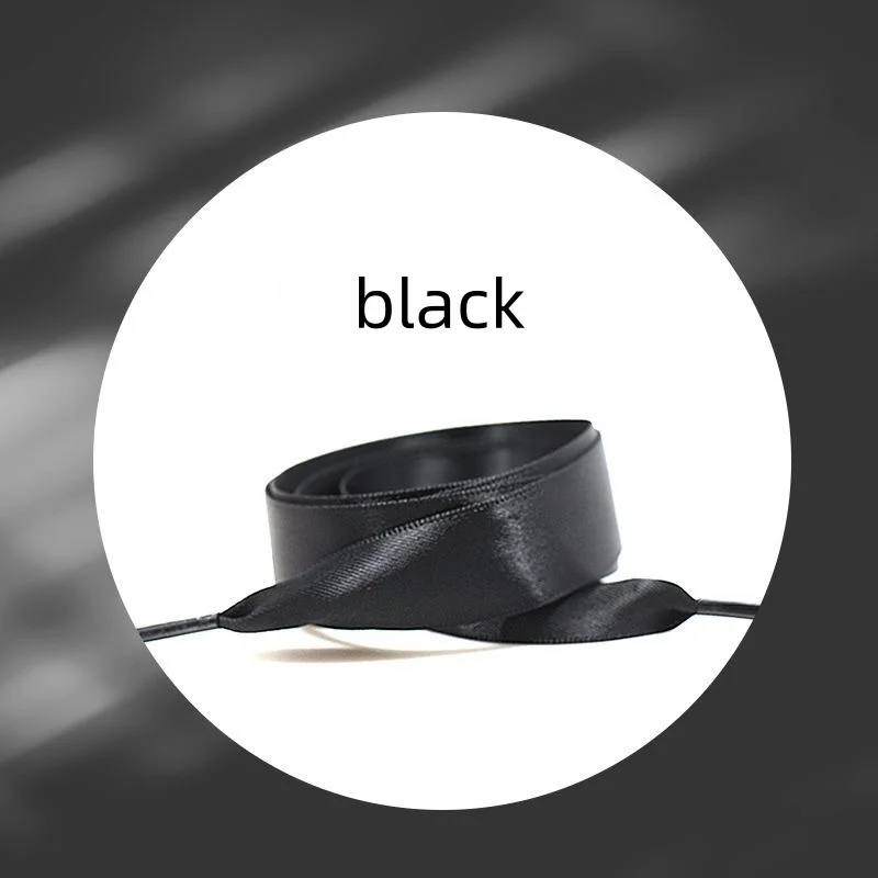 1 Paar 2 cm breite Seidenschnürsenkel mit Schleife, flache Schnürsenkel für Damen, Sneaker, Sport, DE, Trainingsschuhe, Schnürsenkel, Freizeitschuhe, Zubehör – Detail 12