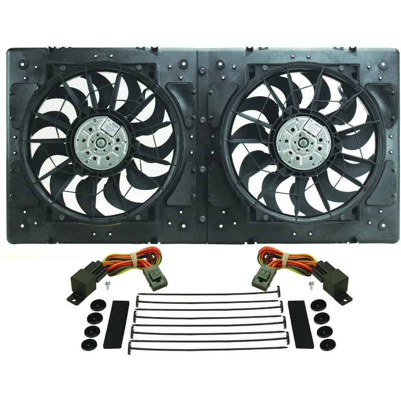 

Derale 16934 High Output Dual Radiator Fan Black