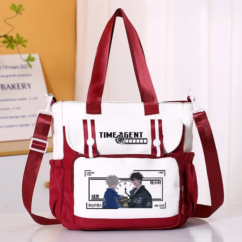 

Chibi, Black Red Blue White, Link Click, Student Kids Teens, Anime Messenger Crossbody Shoulder Bags School Girls Large Capacity