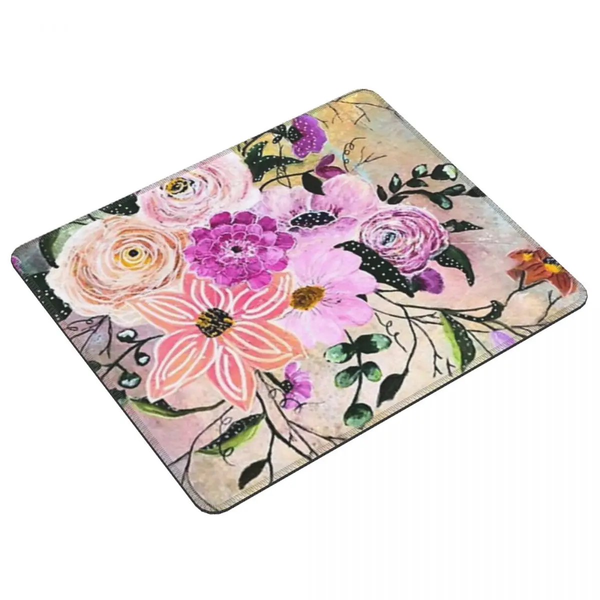 Garden Bouquet Mouse Pad Gaming Laptops Mousepad Gamer Carpet Keyboard Mat Desk Protector