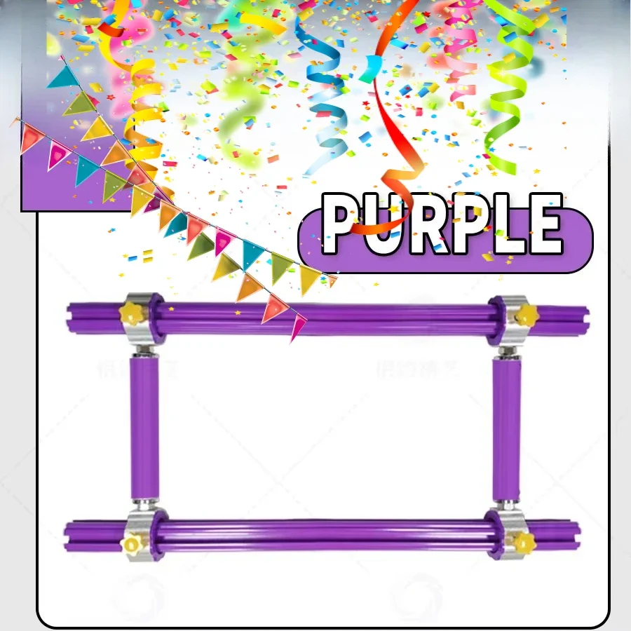 Heavy Duty Aluminum Sliding Cross Stitch Frame, Thickened Adjustable Large Fabric Holder for Embroidery