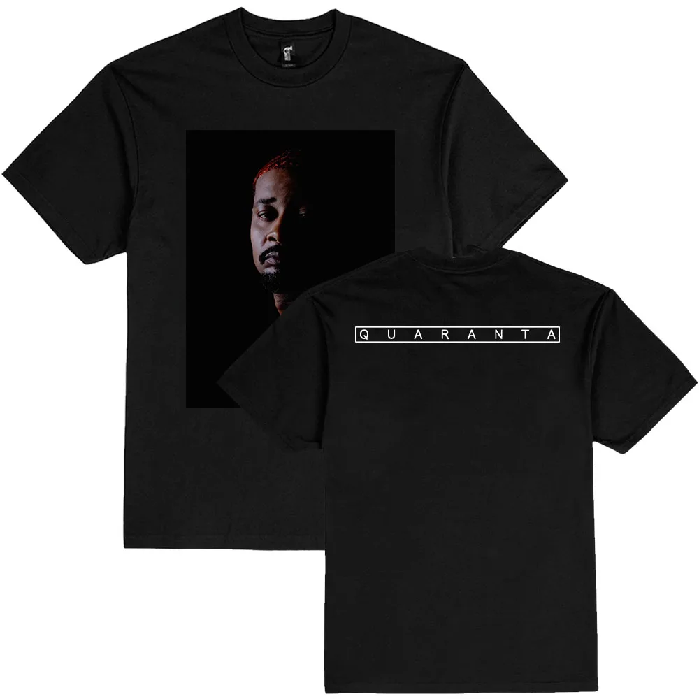 

Danny Brown Quaranta Tshirt Short Sleeve Loose Cotton Male T-shirt Unisex Streetwear O-neck Fashion Graphic Print T Shirt Mens