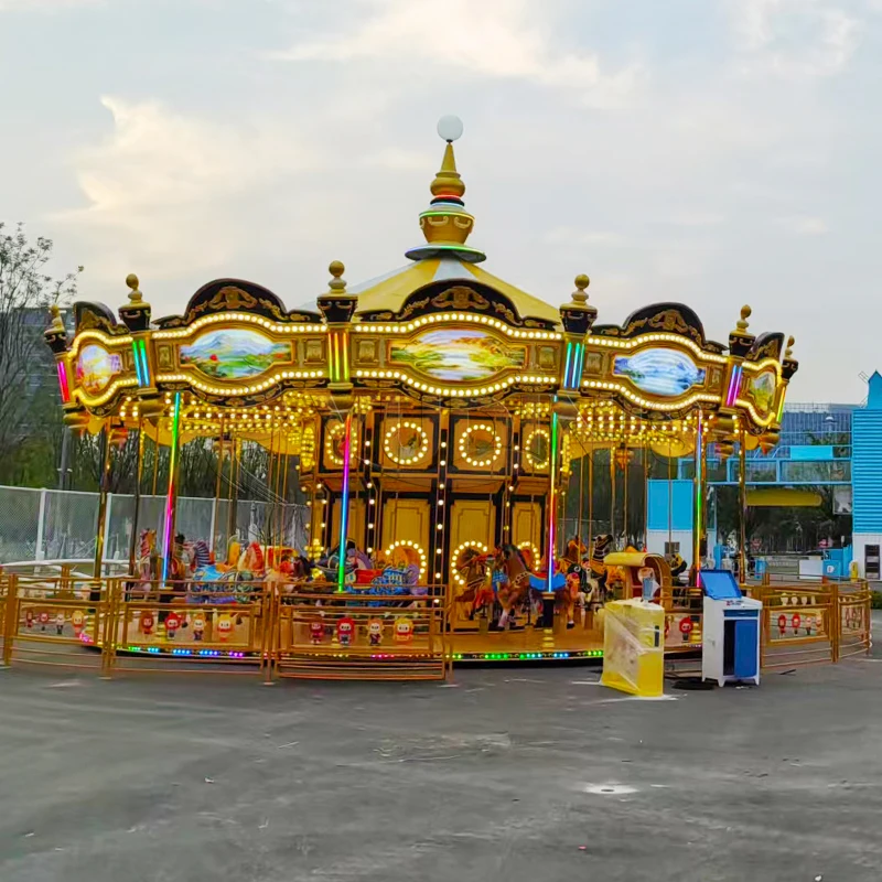 

Colorful Merry Go Round Carnival Amusement Equipment Interesting Carousel for City Center Theme Park for Funpromote sales