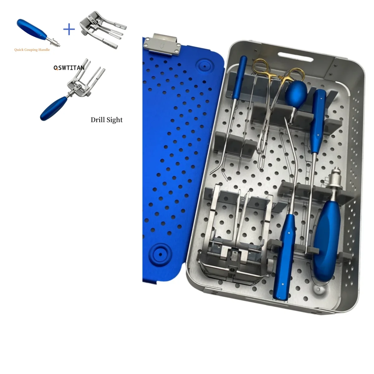 

Stainless Steel Surgical Equipments Achilles Tendon Ligament Repair Set Orthopaedic Instrument Set