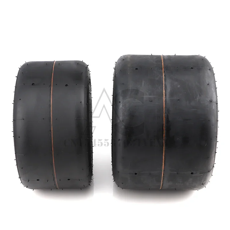 

KFGo Kart 5 Inch Tires 10x4.50-5 11X7.10-5 Tubeless Tubeless Slick Tires for DIY Go Kart Accessories