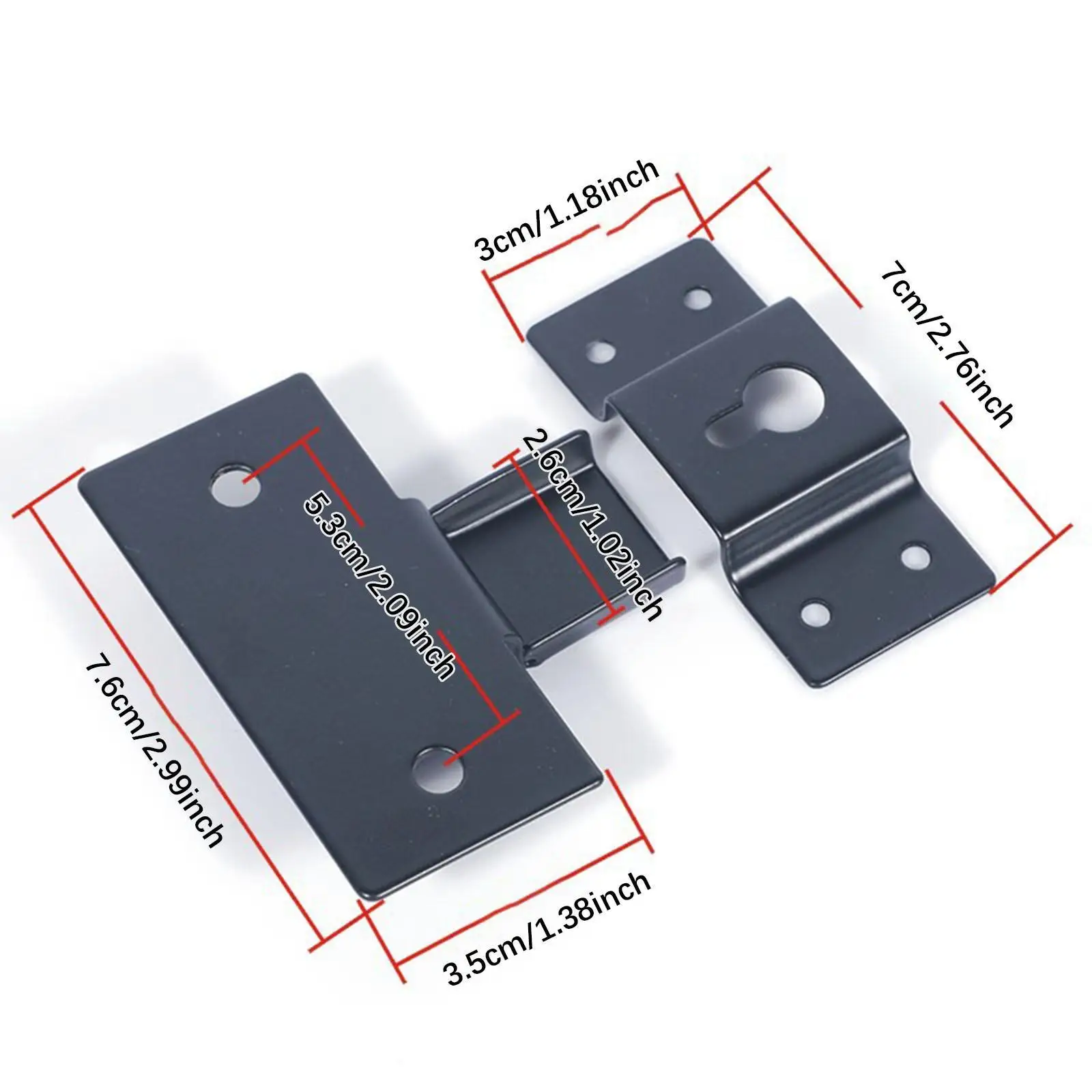 Surround Speaker Wall Hanging Brackets Set Connectors Simple Assembly for