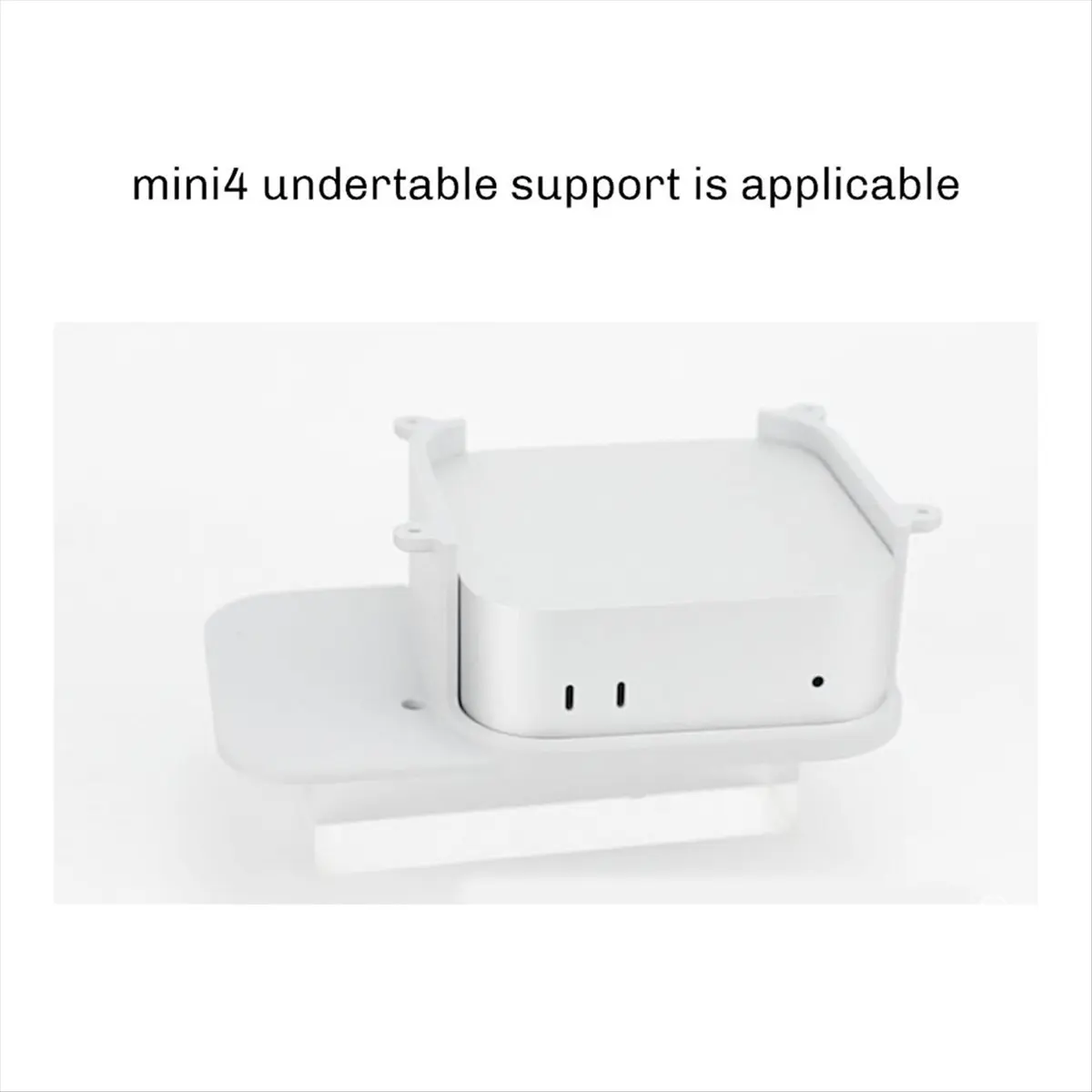 Super Sale For 2024 Mac Mini M4/M4 Pro Under Desk Mount Stand - Secure Case with Installation Screws for Mac Mini M4