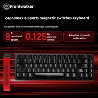 EWEADN ZAP68Ultra 68pro HE 8KHz Wired Magnetic Keyboard with Customized Keycaps Low Latency, High-performance Gaming Keyboard.