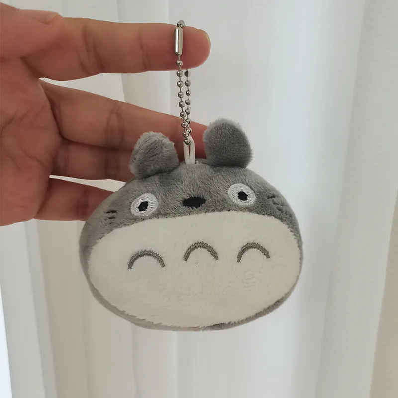 Cartoon Totoro Keychain Cute Doll Keyring Fashion Couple Bag Ornament Key Chain Car Pendant Gift image 2