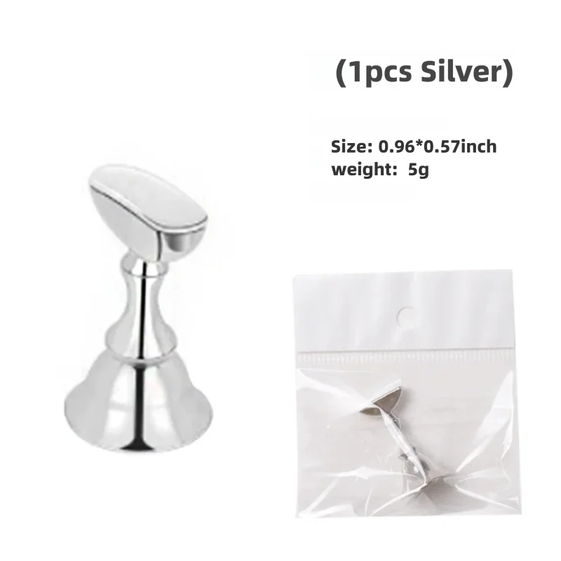 1/10 pz/set supporto magnetico per unghie in cristallo pratica di manicure per unghie finte forte pezzo di scacchi magnetico Aurora per salone d'arte fai da te