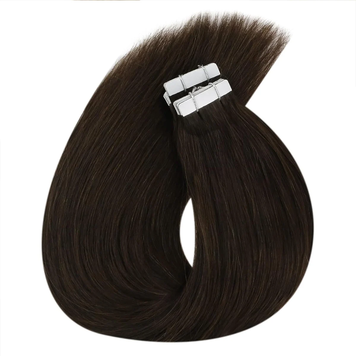 الشريط في وصلات الشعر شعر الإنسان سلس الشريط في وصلات الشعر غير مرئية الشريط ins الطبيعي الأسود ريمي الشعر البشري 50 جرام/الحزمة